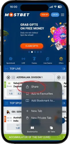 Open Safari