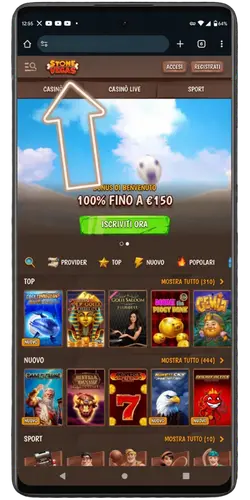 Visita il sito del casinò