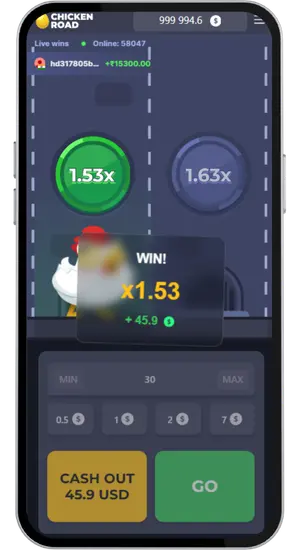 Zwycięstwo na Chicken Road z mnożnikiem 1,53x